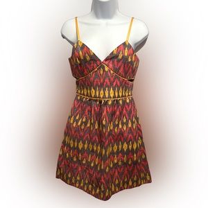 Dolce Vita Aztec print cutout dress